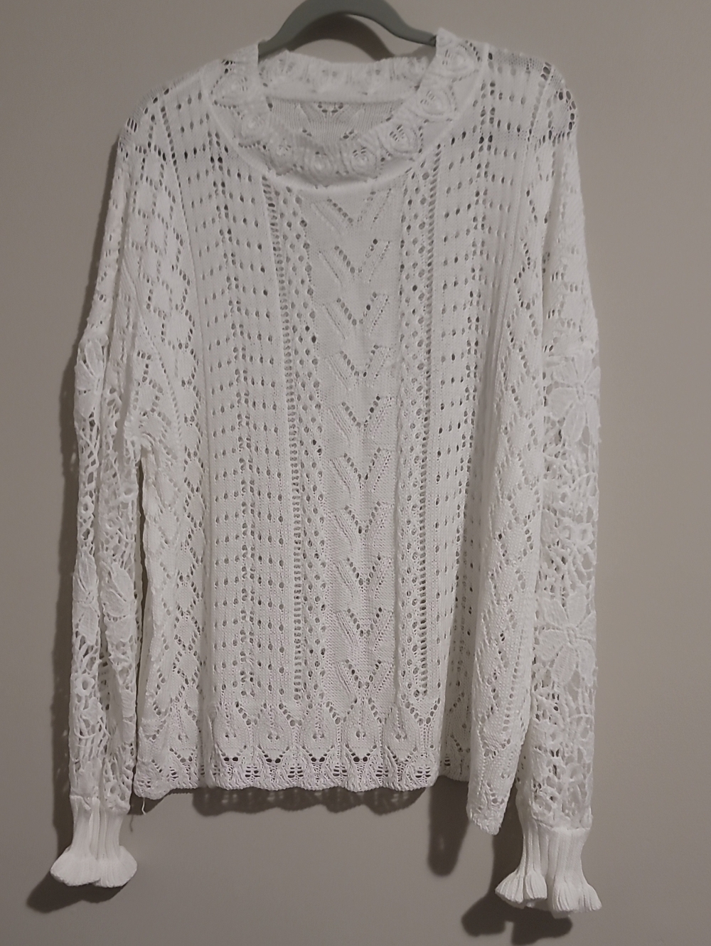 White Knit Sweater